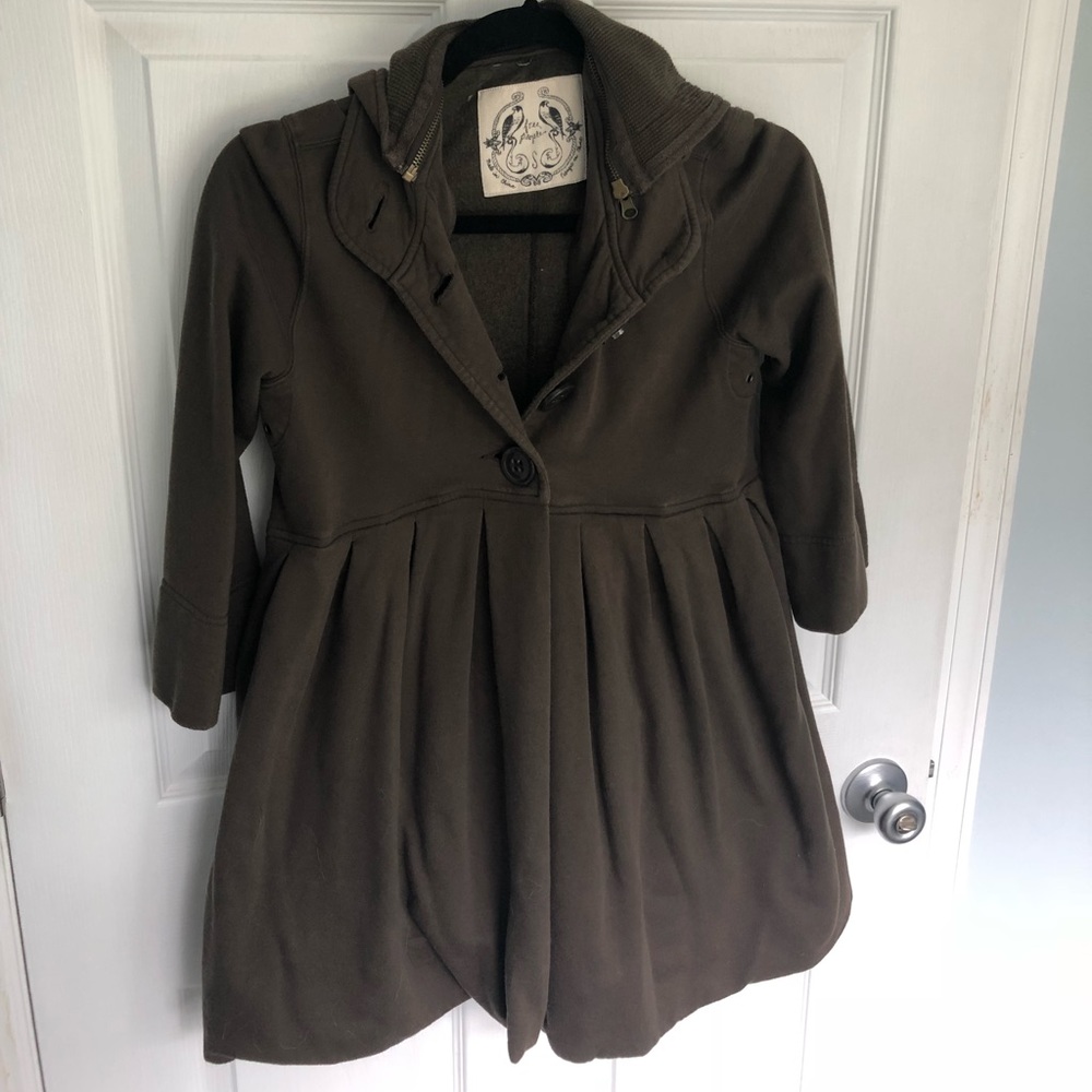 Free People oversized sweatshirt jacket